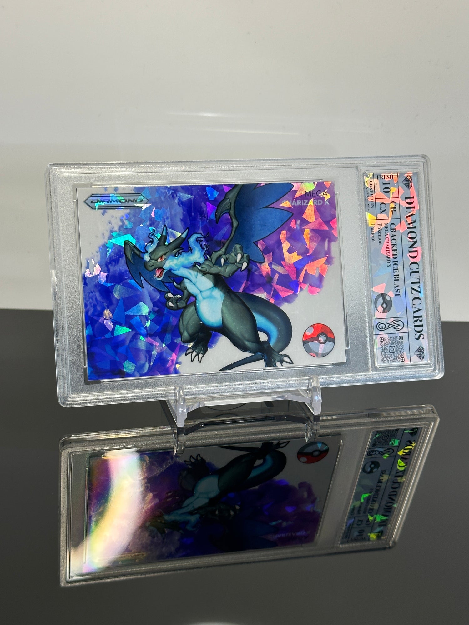 Mega Charizard X Custom Ice Color Explosion