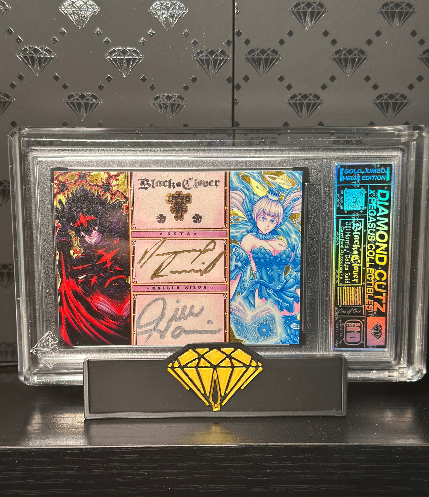 Black Clover Dual Autograph Jill Harris/Dallas Reid (Asta & Noelle)