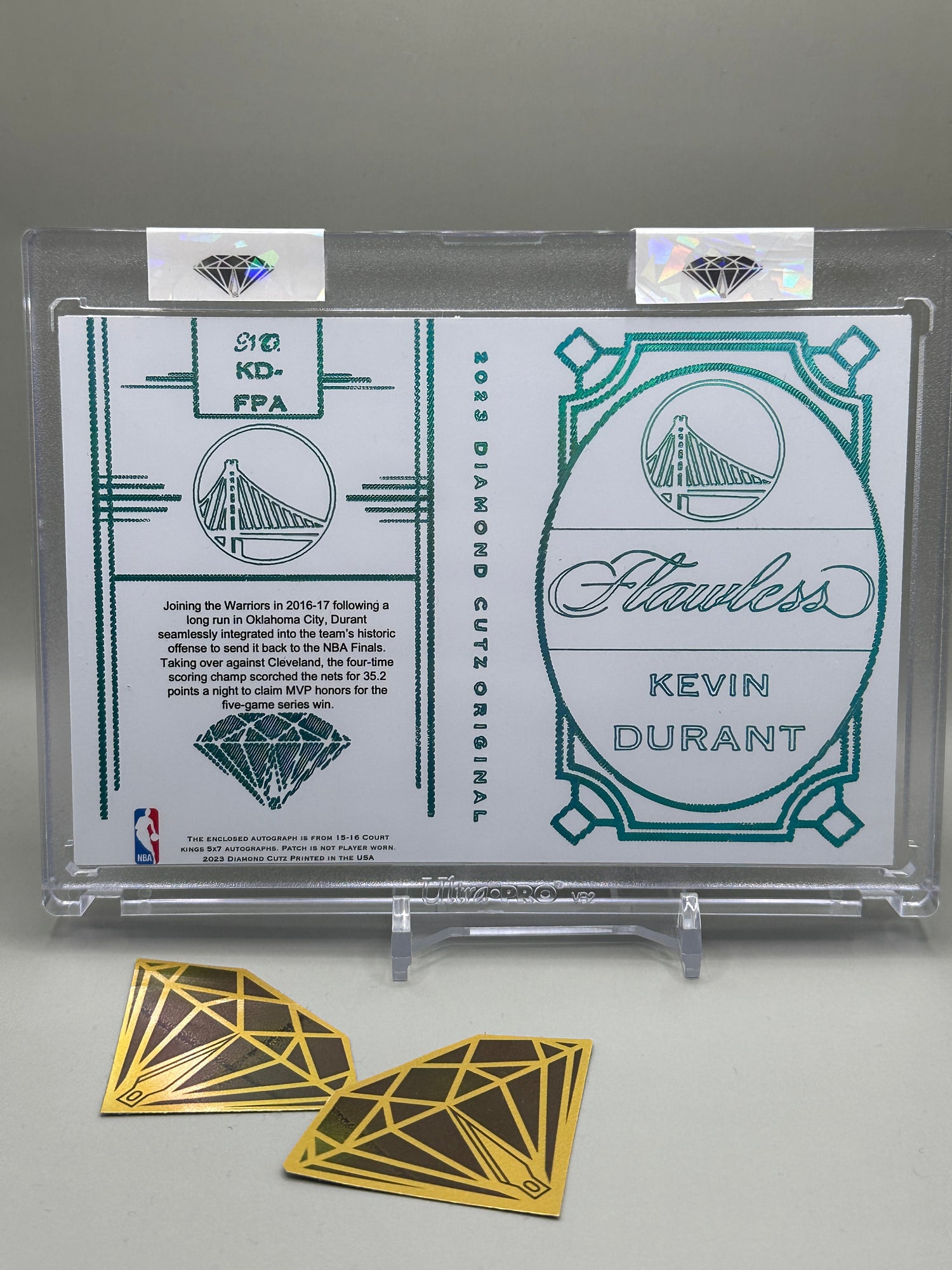 Kevin Durant Autograph Patch Booklet