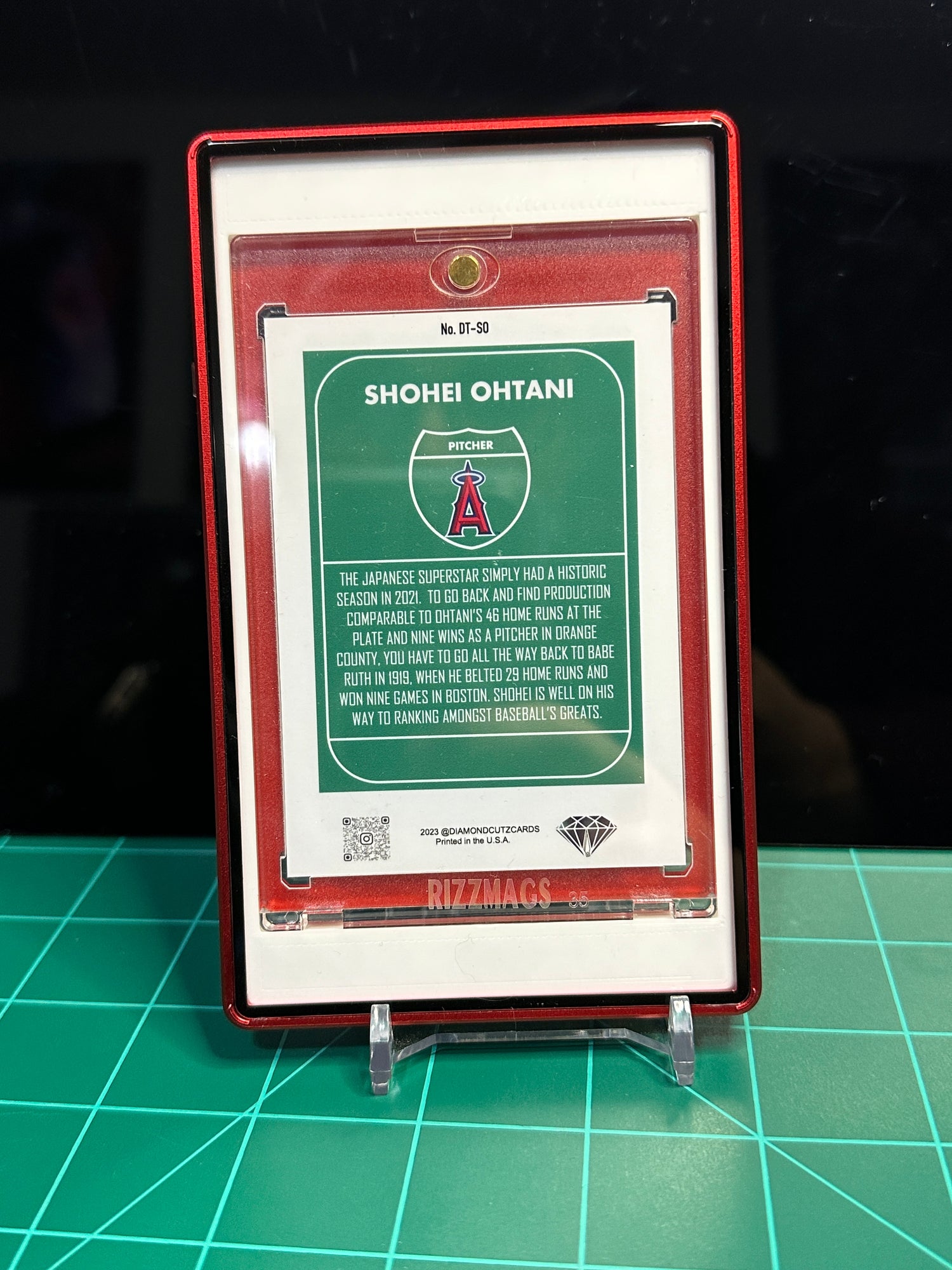 Shohei Ohtani Custom Downtown Silver Refractor