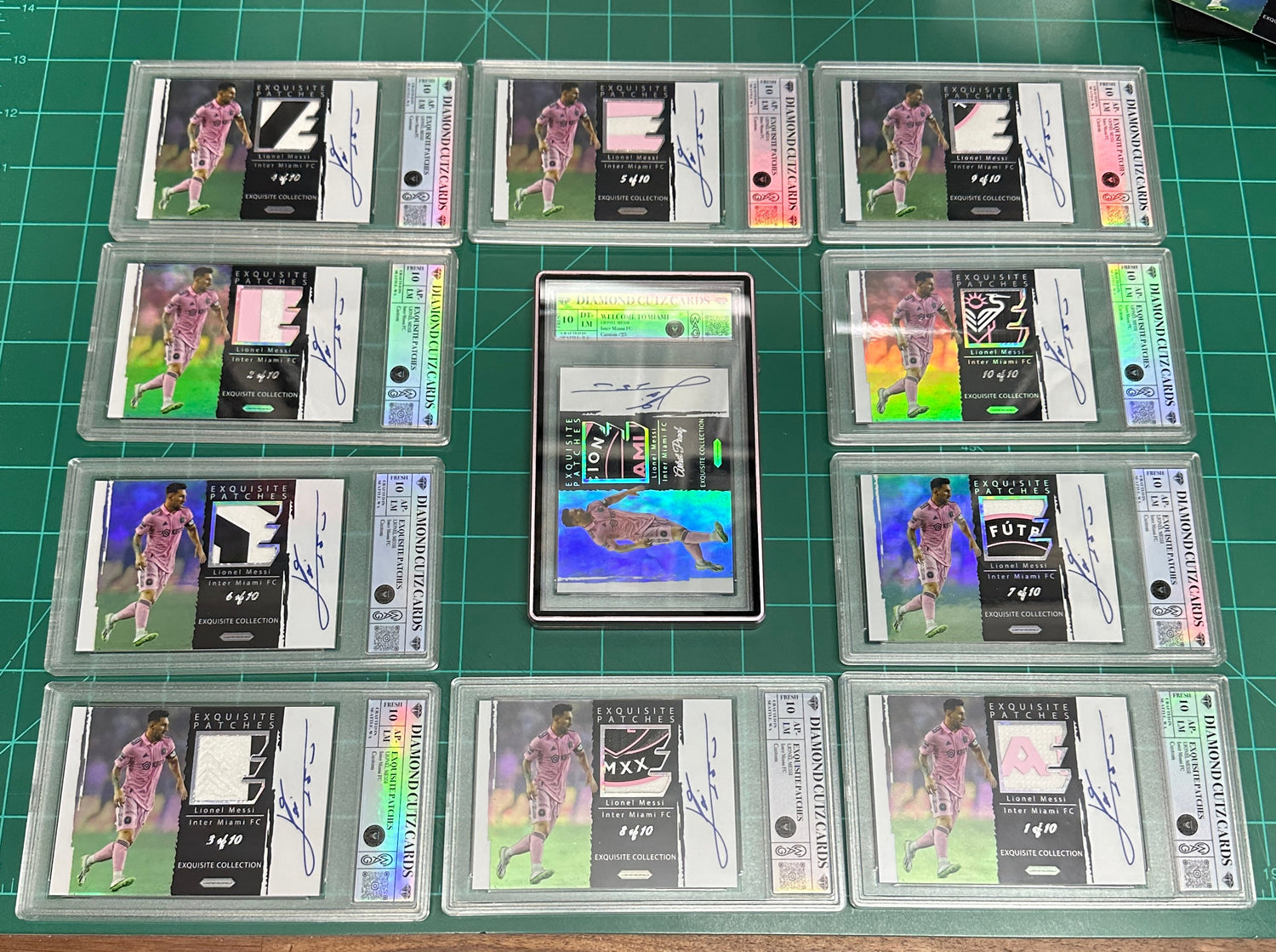 Lionel Messi Exquisite Patches Refractor /10