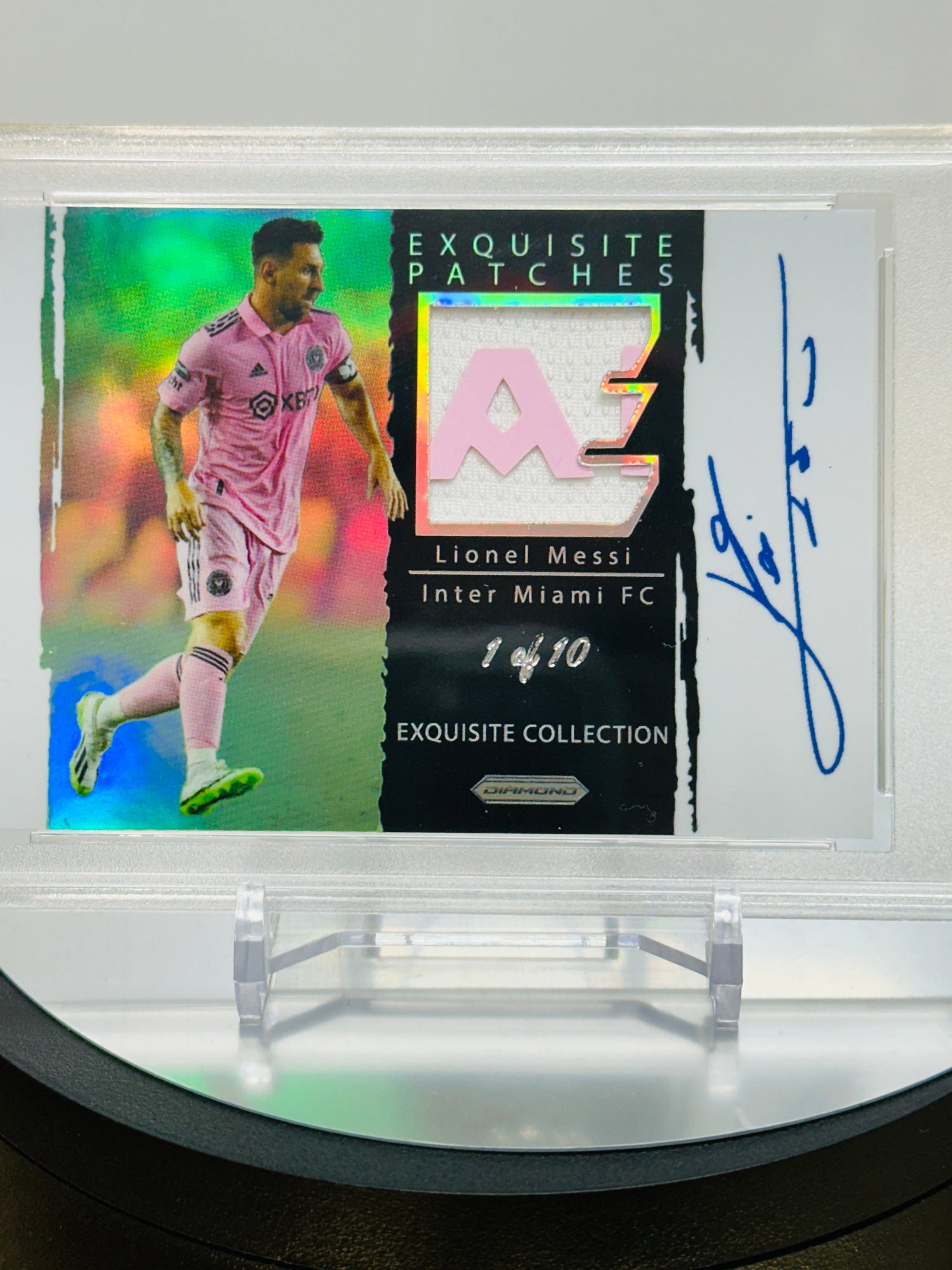 Lionel Messi Exquisite Patches Refractor /10