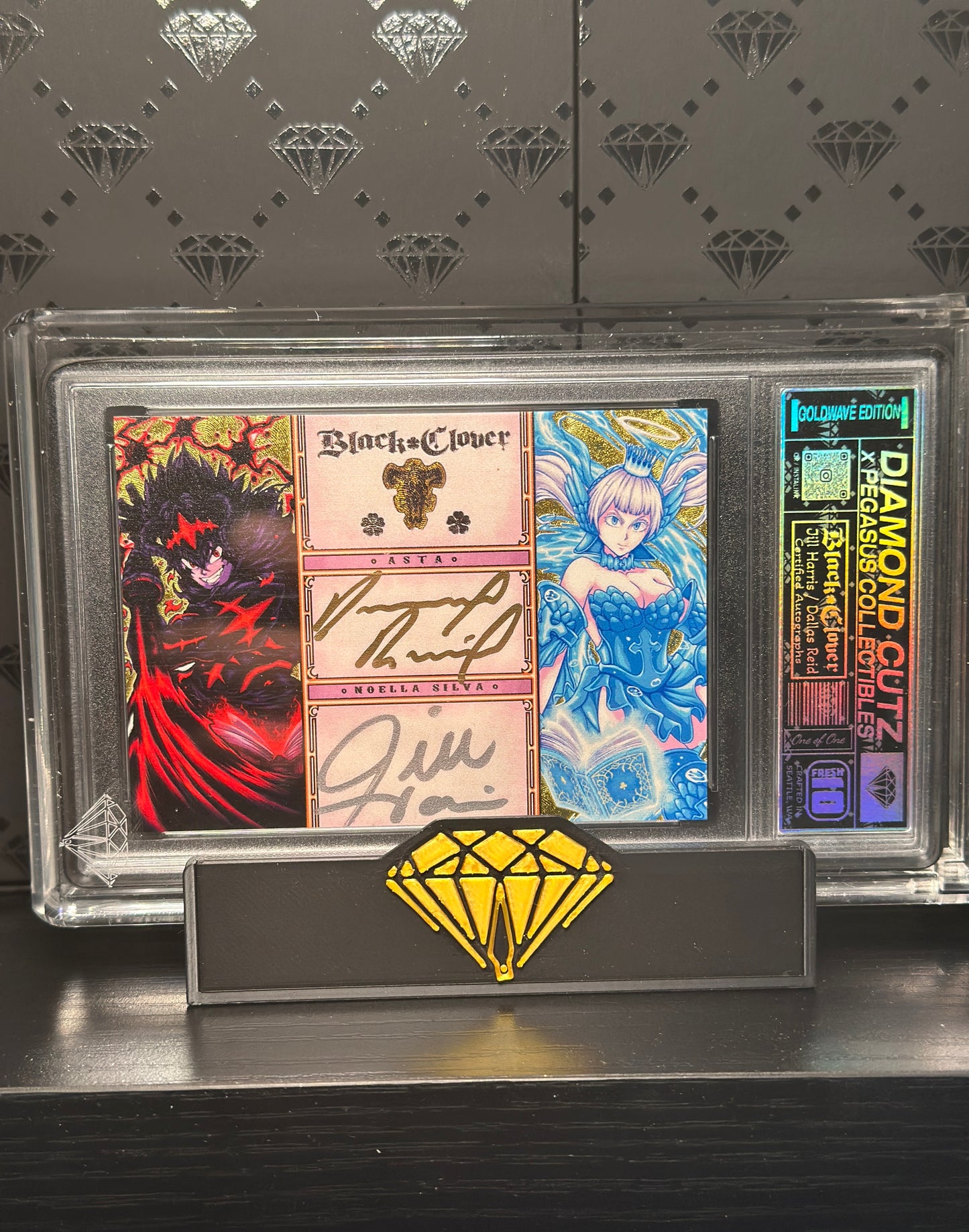 Black Clover Dual Autograph Jill Harris/Dallas Reid (Asta & Noelle)