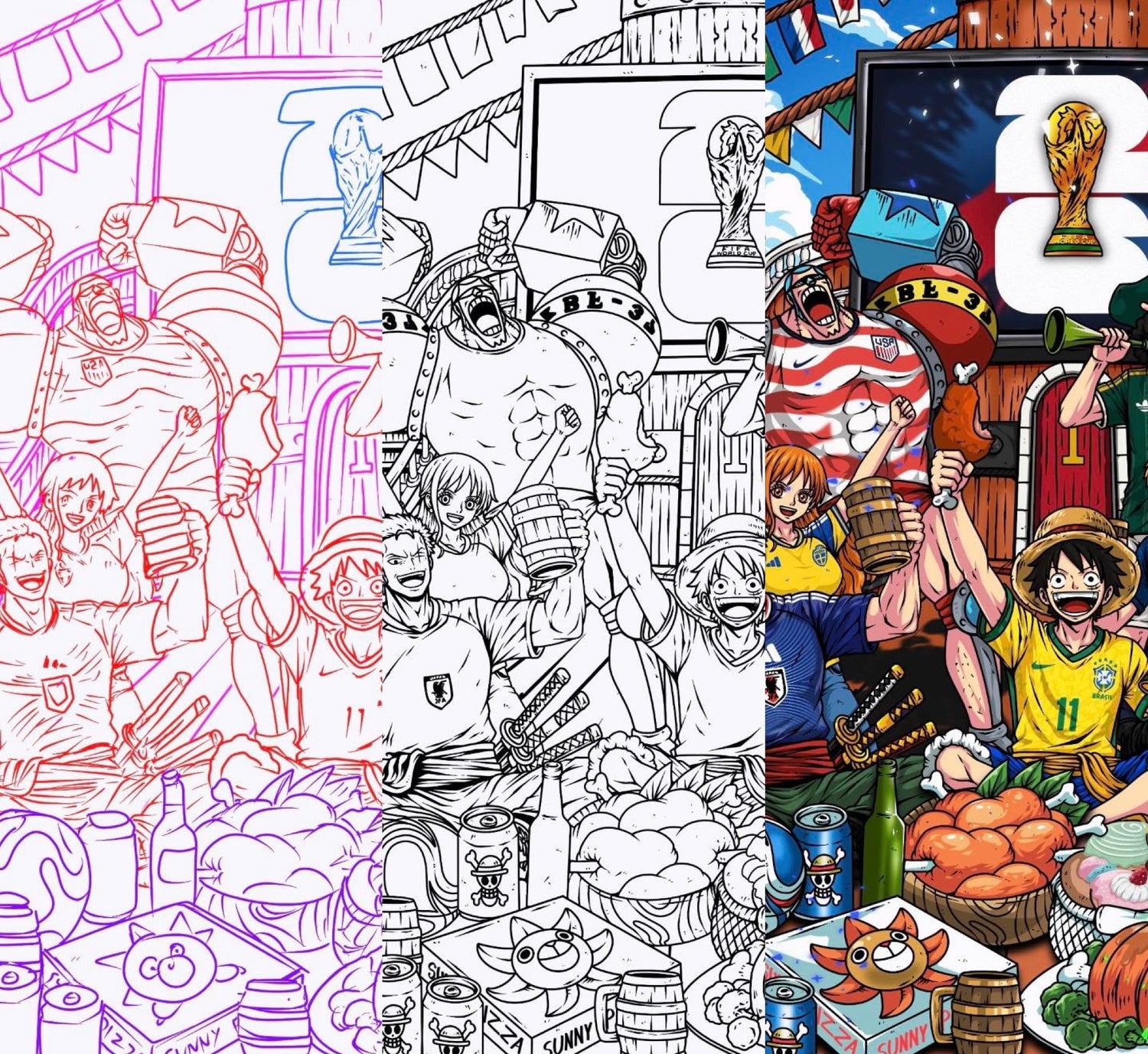 OP World Cup Party '26 Artwork - Multiple Formats