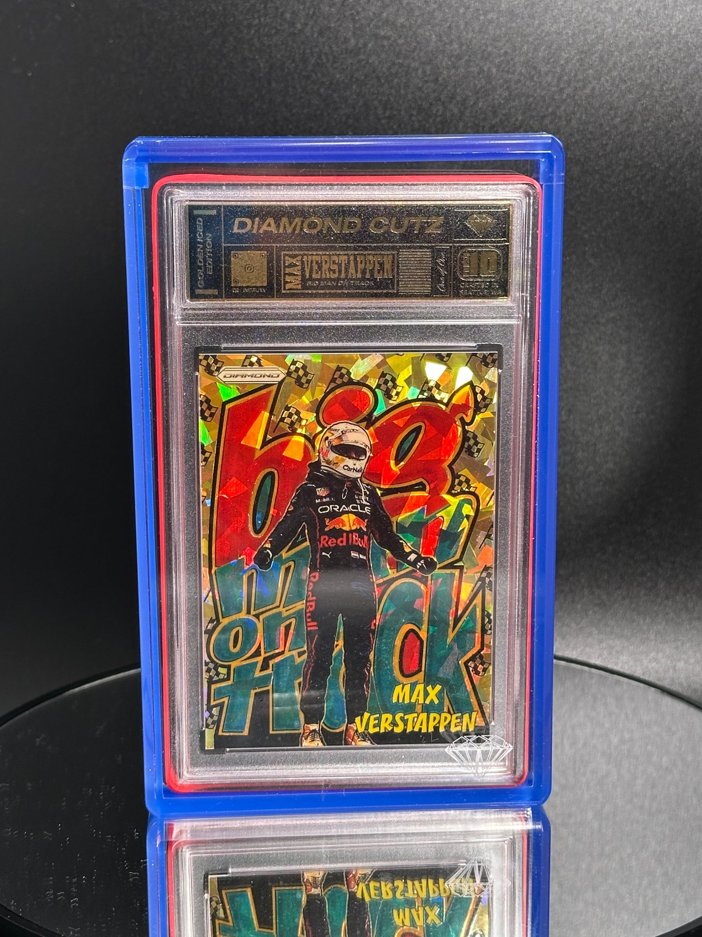 Max Verstappen Big Man on the Track Fan Art 1/1