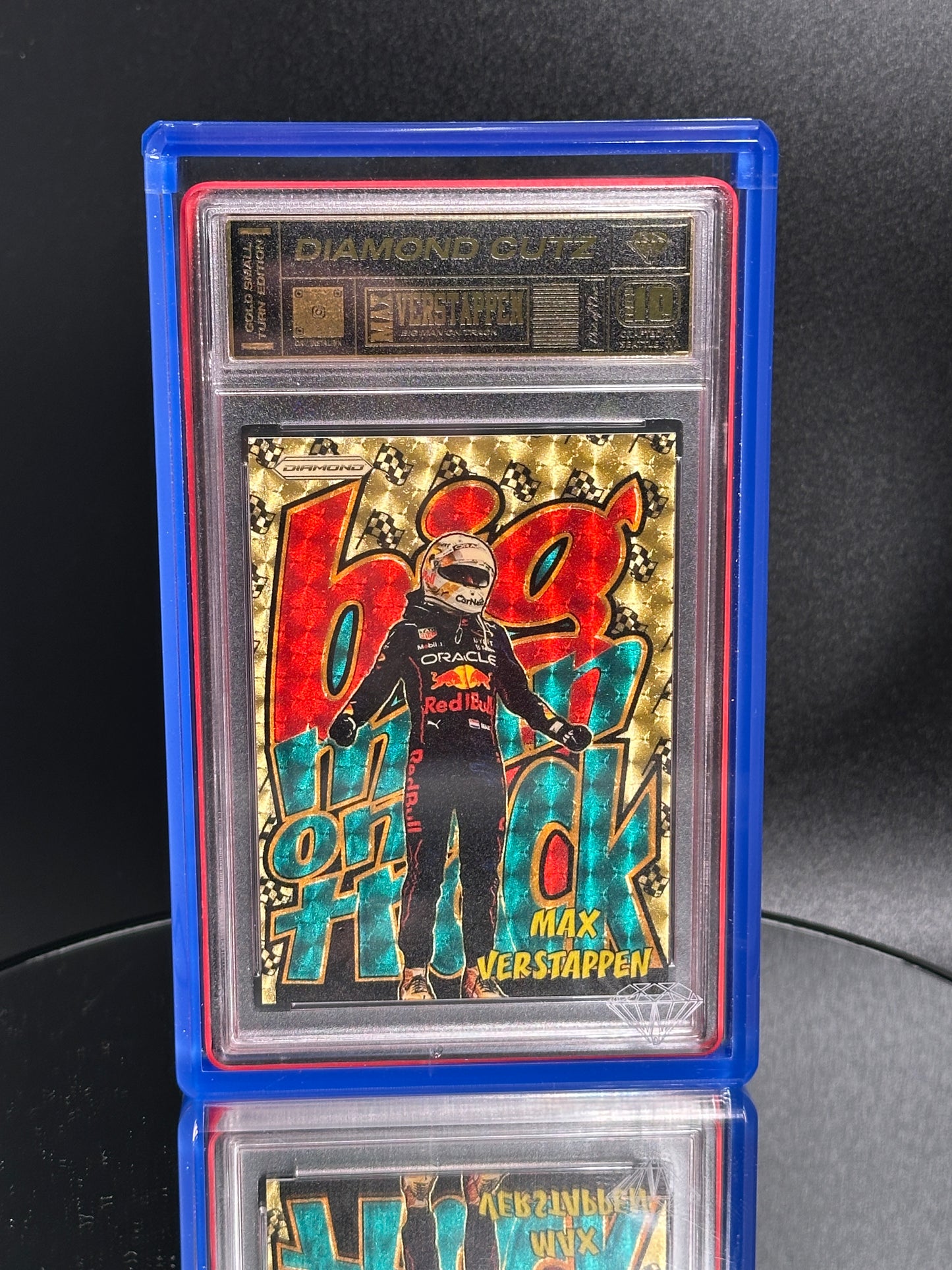 Max Verstappen Big Man on the Track Fan Art 1/1