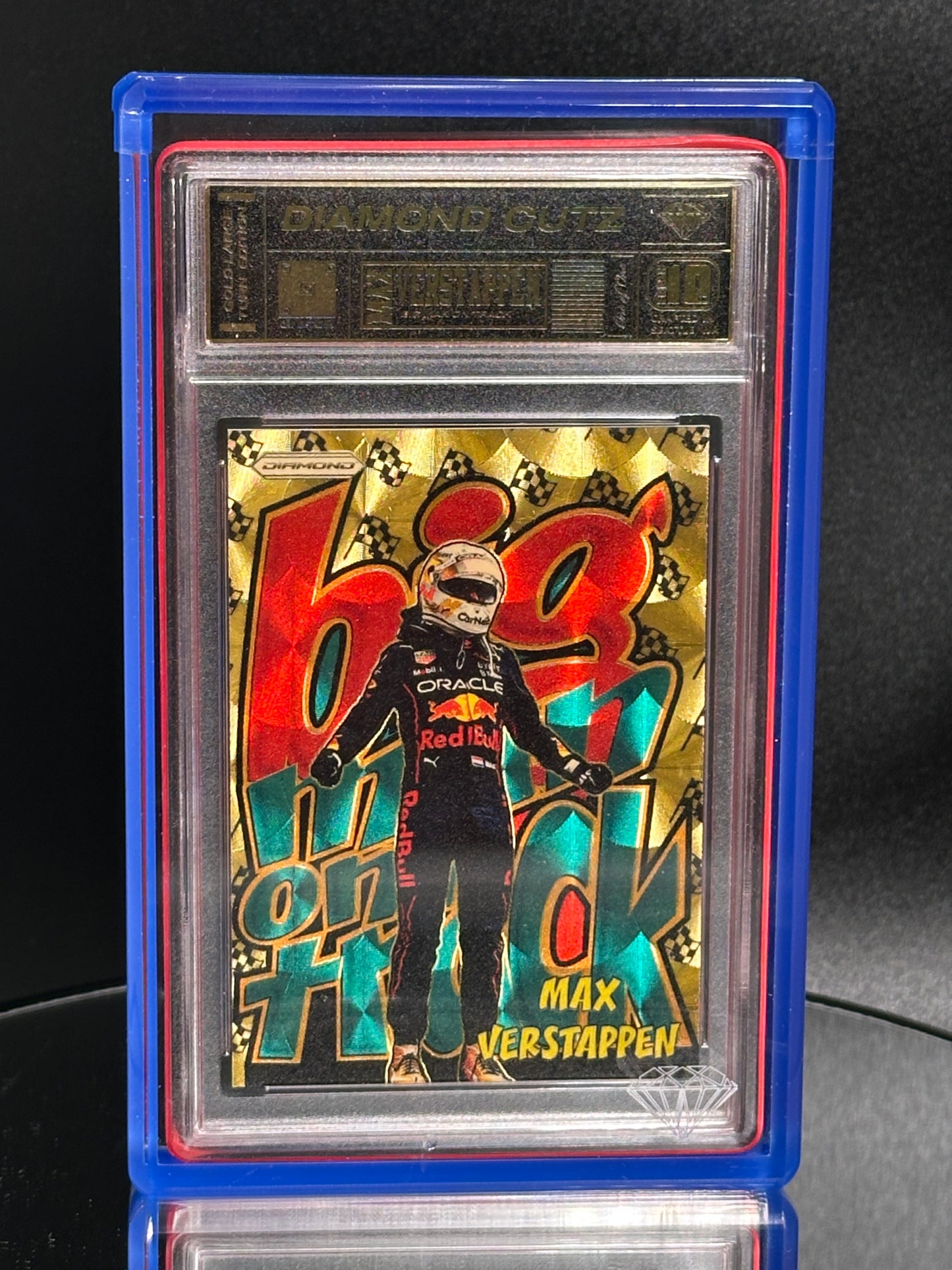 Max Verstappen Big Man on the Track Fan Art 1/1