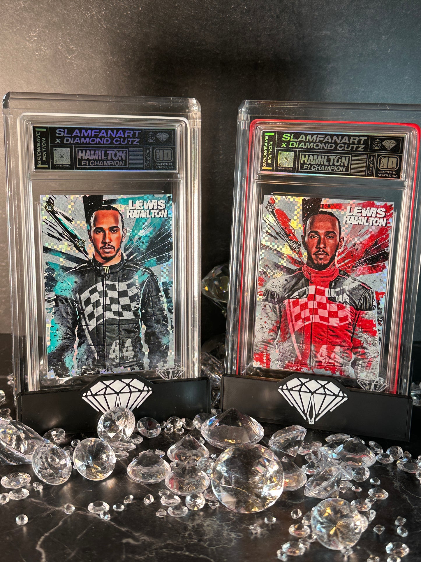 Lewis Hamilton 2 Card Set