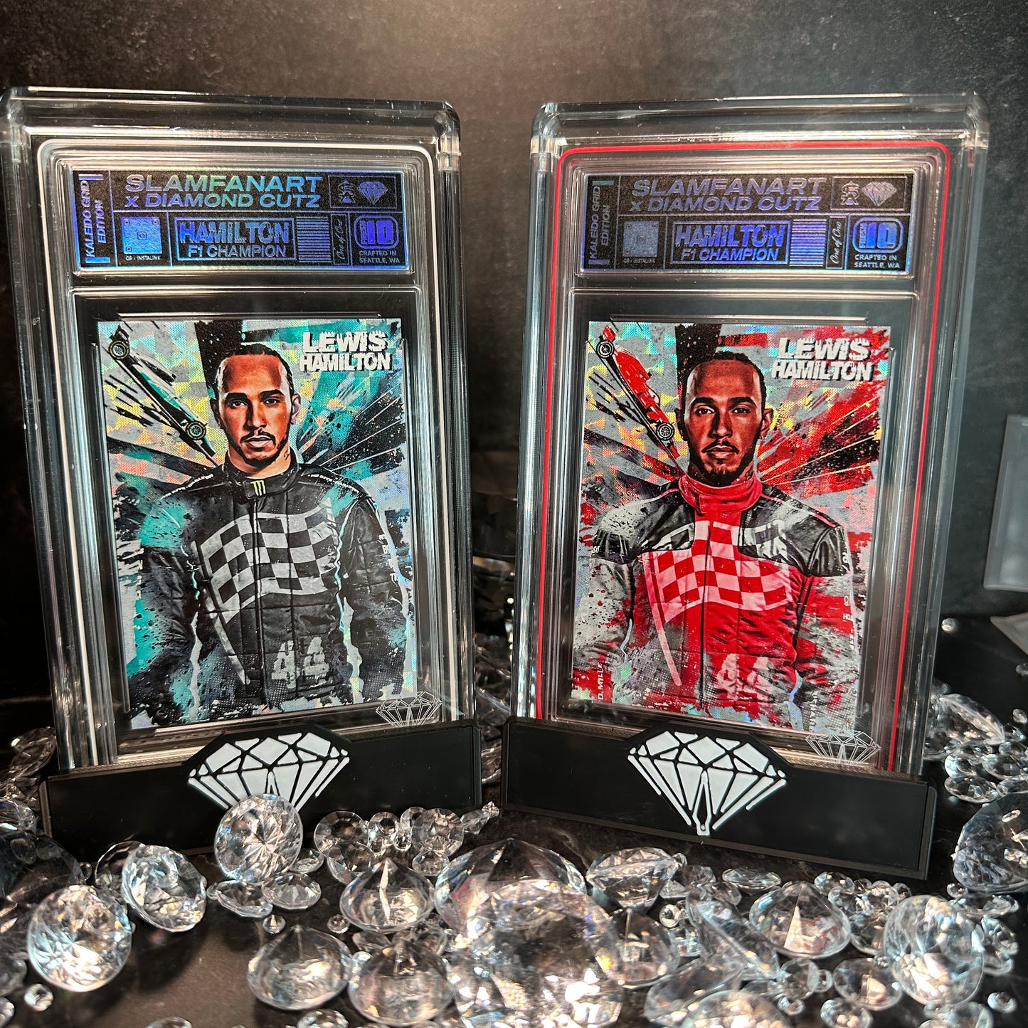 Lewis Hamilton 2 Card Set