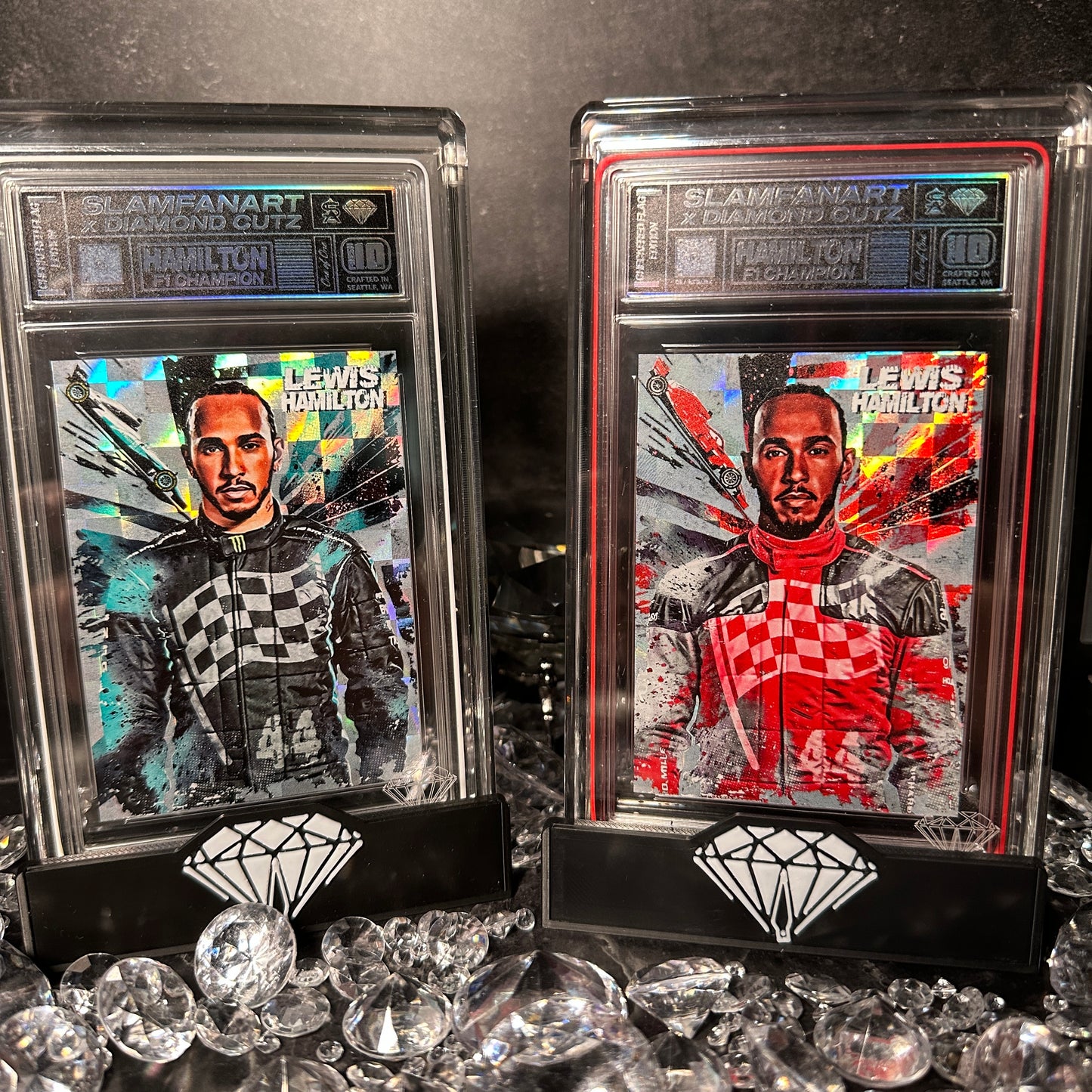 Lewis Hamilton 2 Card Set