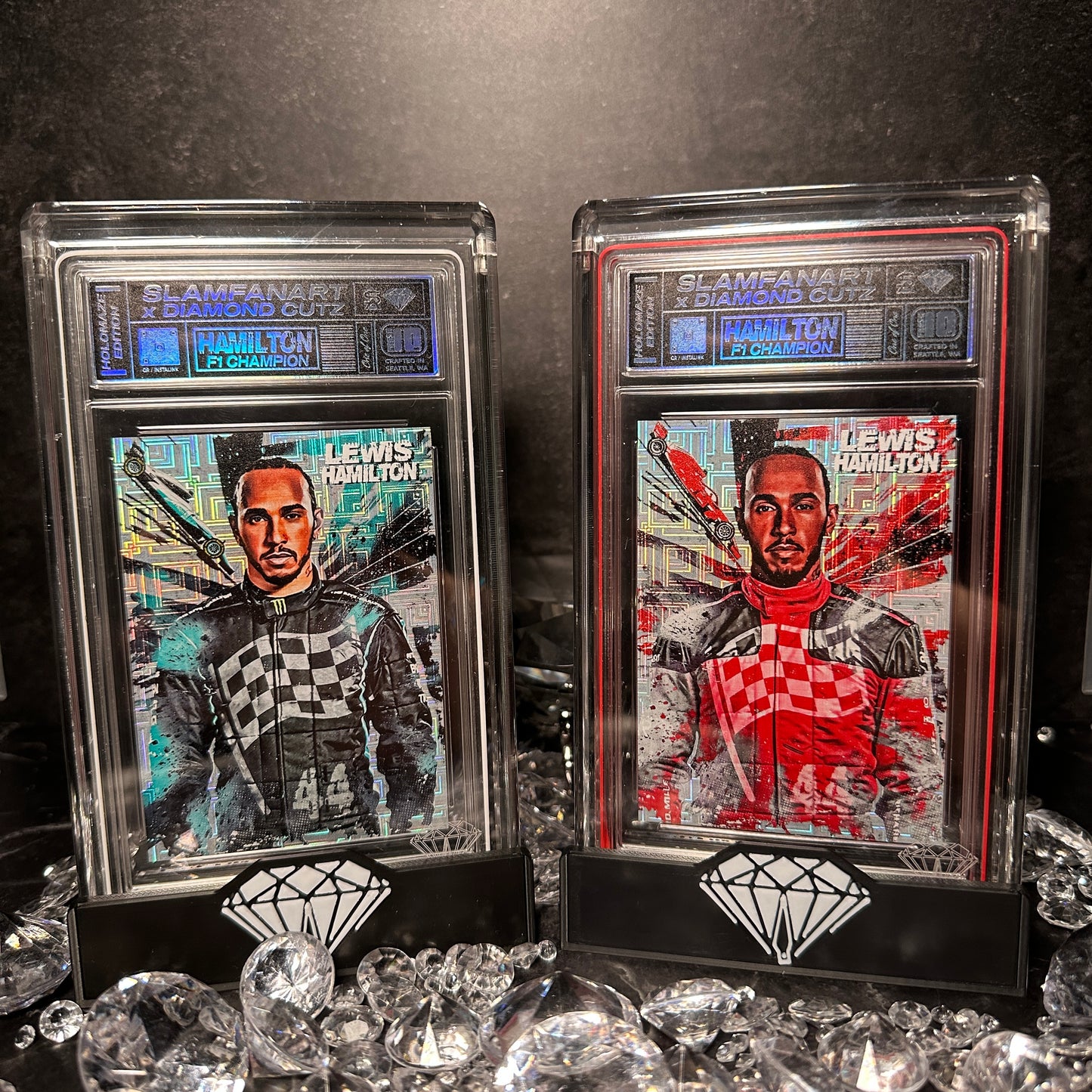 Lewis Hamilton 2 Card Set