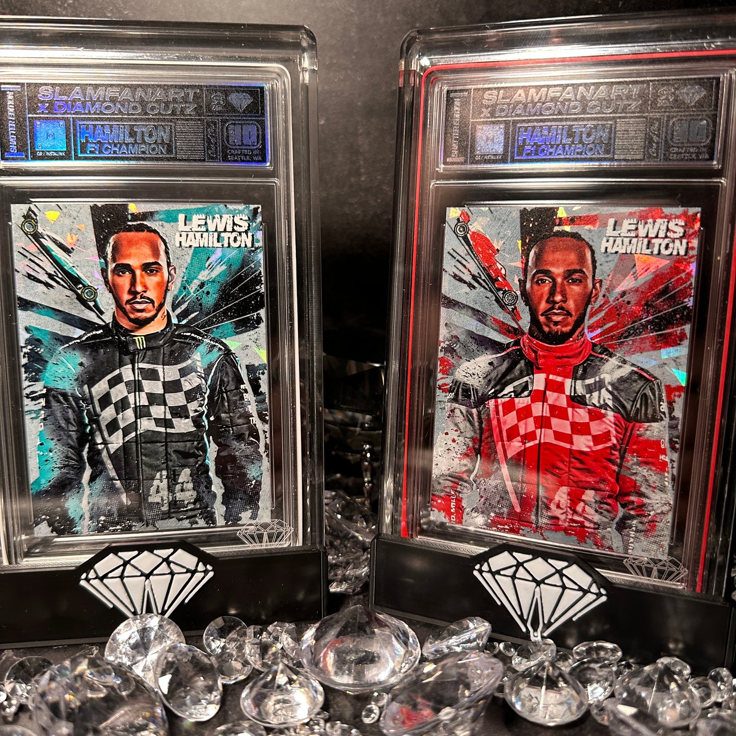 Lewis Hamilton 2 Card Set