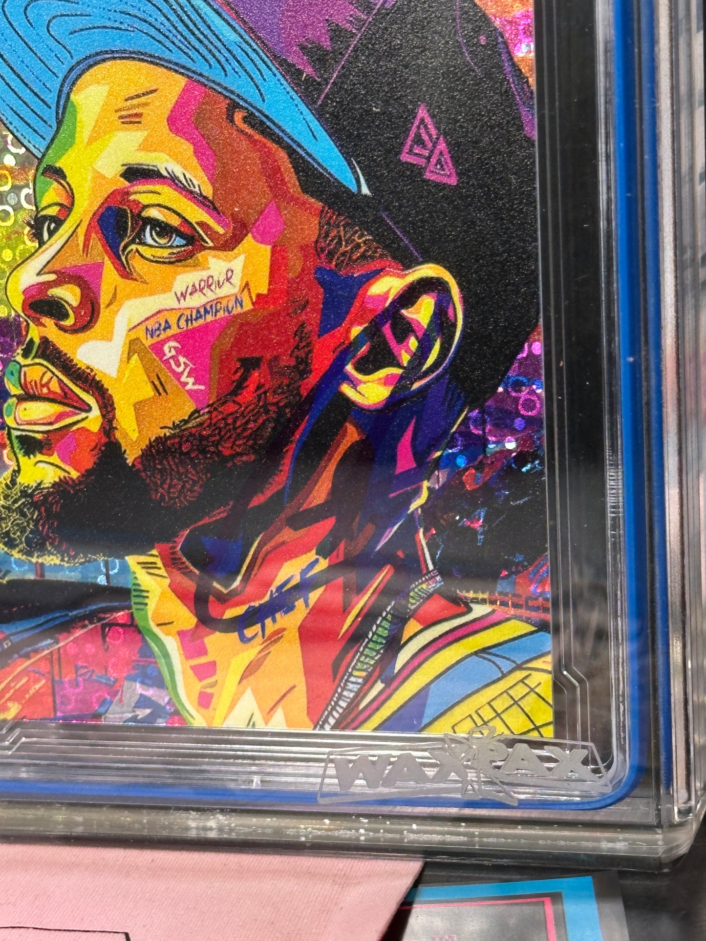 Steph Curry Custom Autograph Canvas Mktg x WaxPax x DCC x SFA Collab