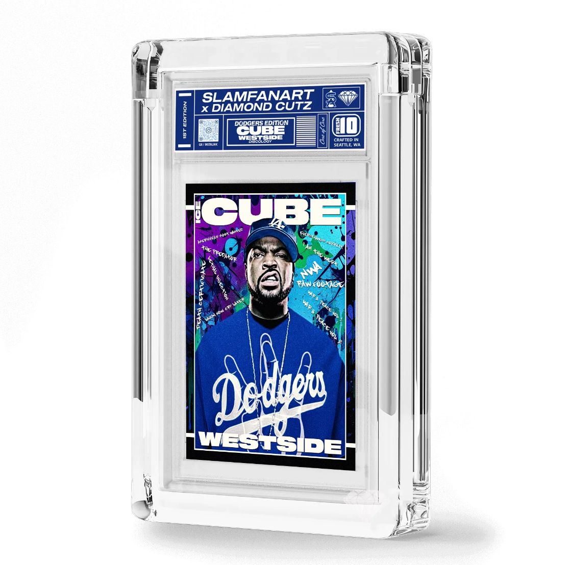 Ice Cube Westside Fan Art w/ Dodgers Variant Chase
