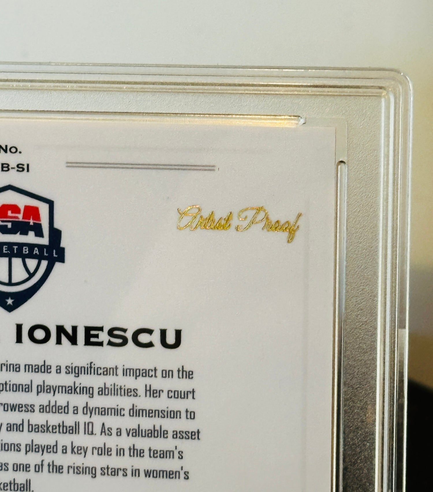 Sabrina Ionescu Custom USA Colorblast /20