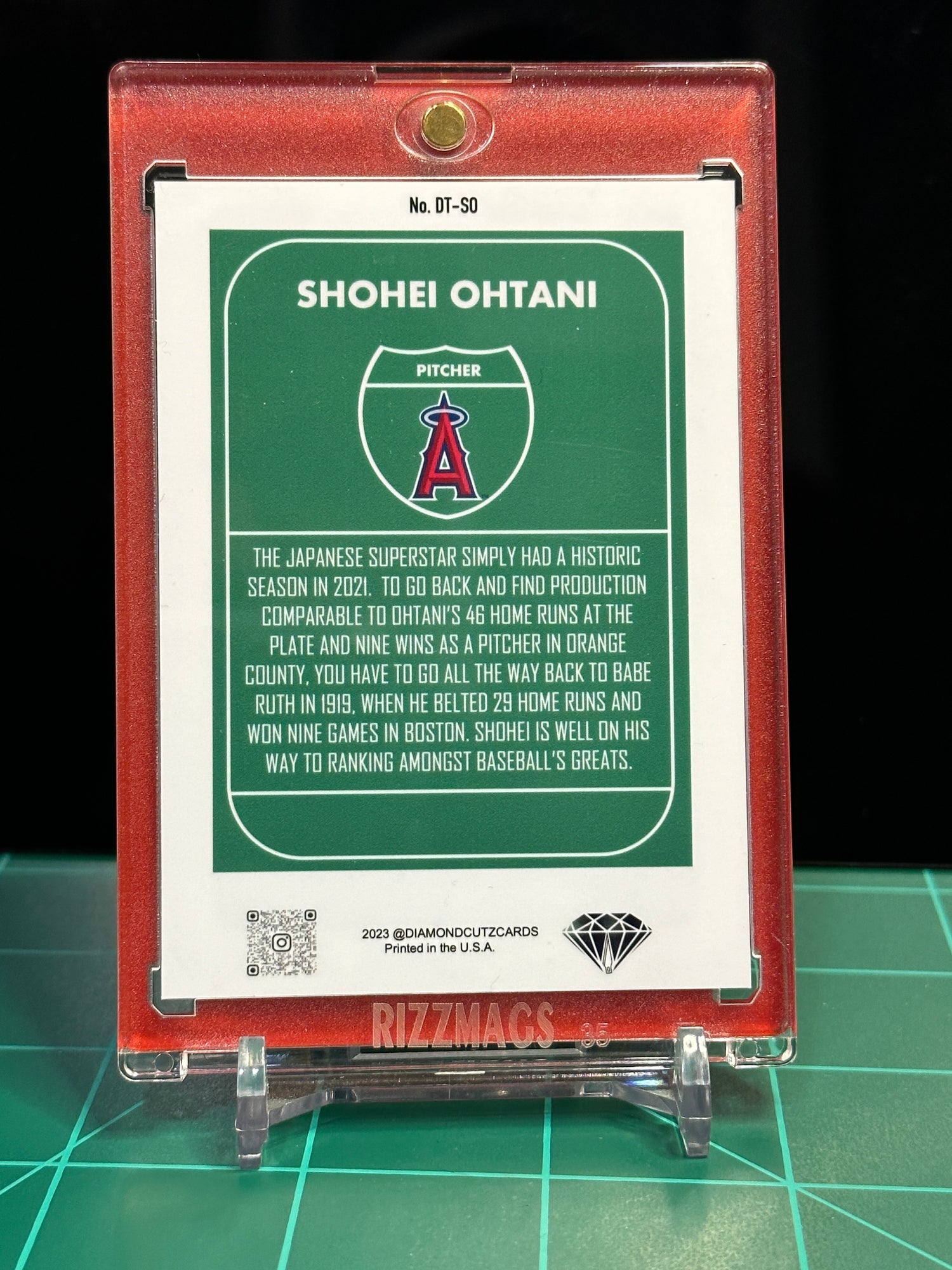 Shohei Ohtani Custom Downtown Silver Refractor
