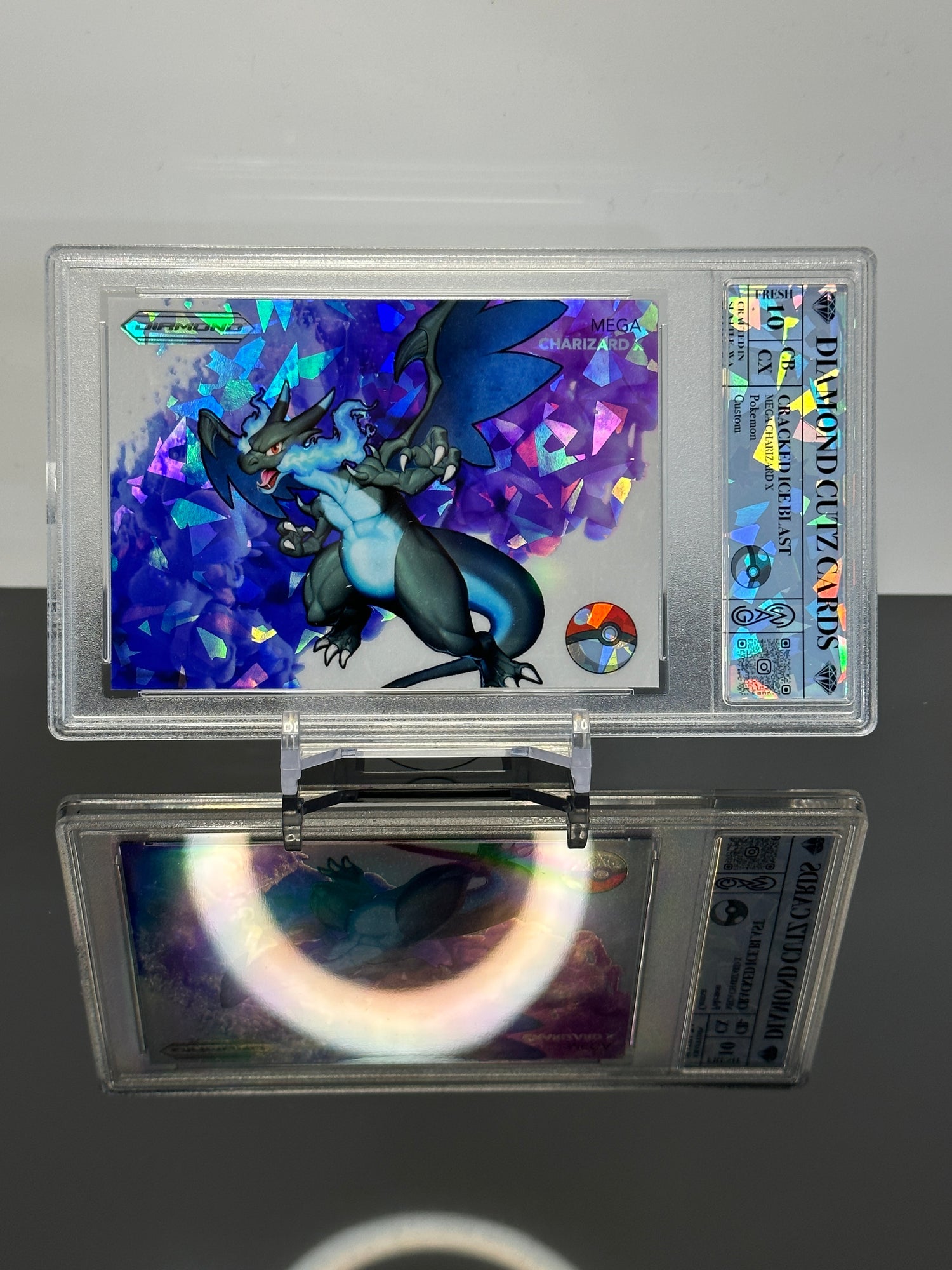 Mega Charizard X Custom Ice Color Explosion