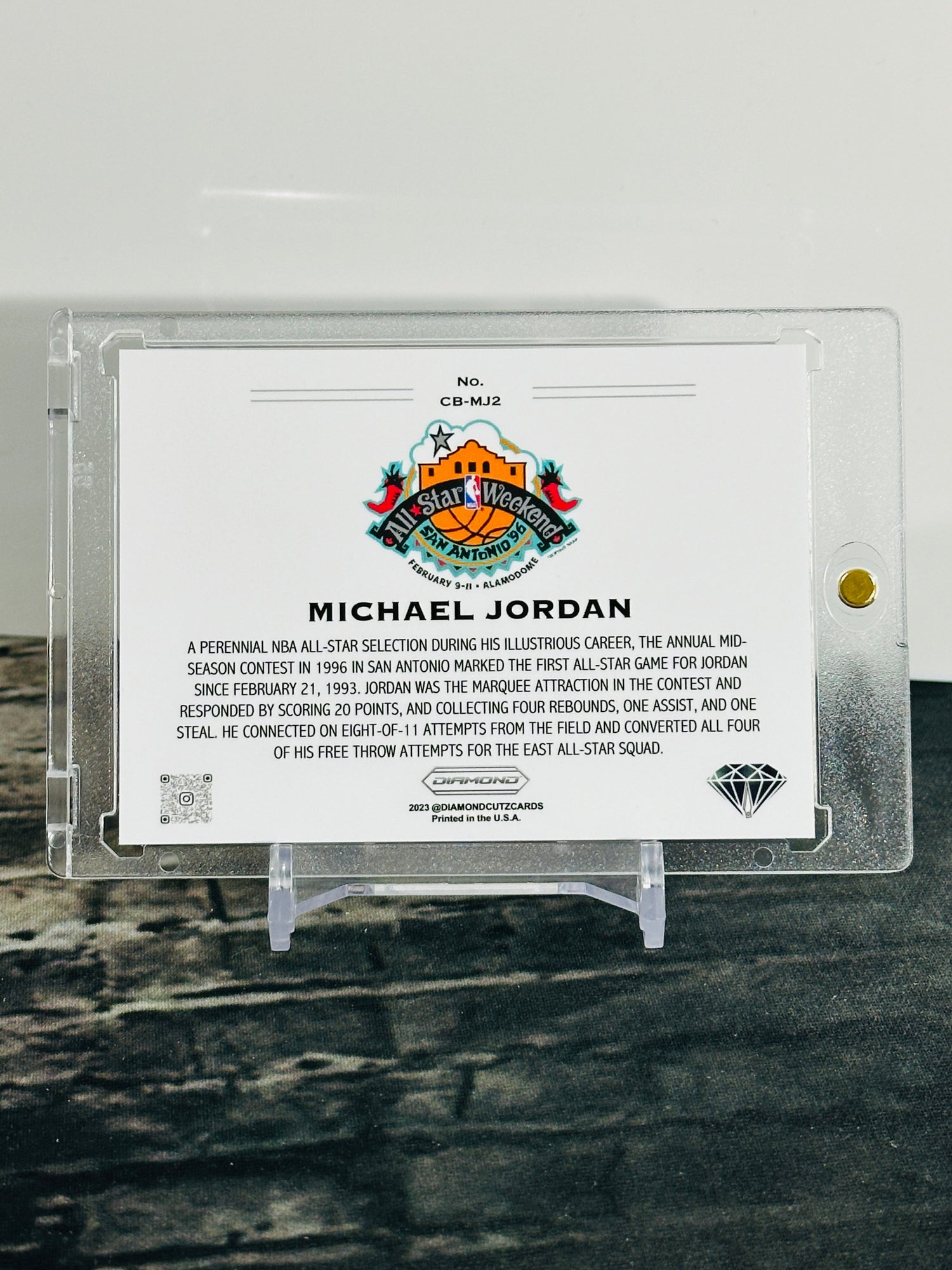 Michael Jordan 1996 All Star Game Colorblast