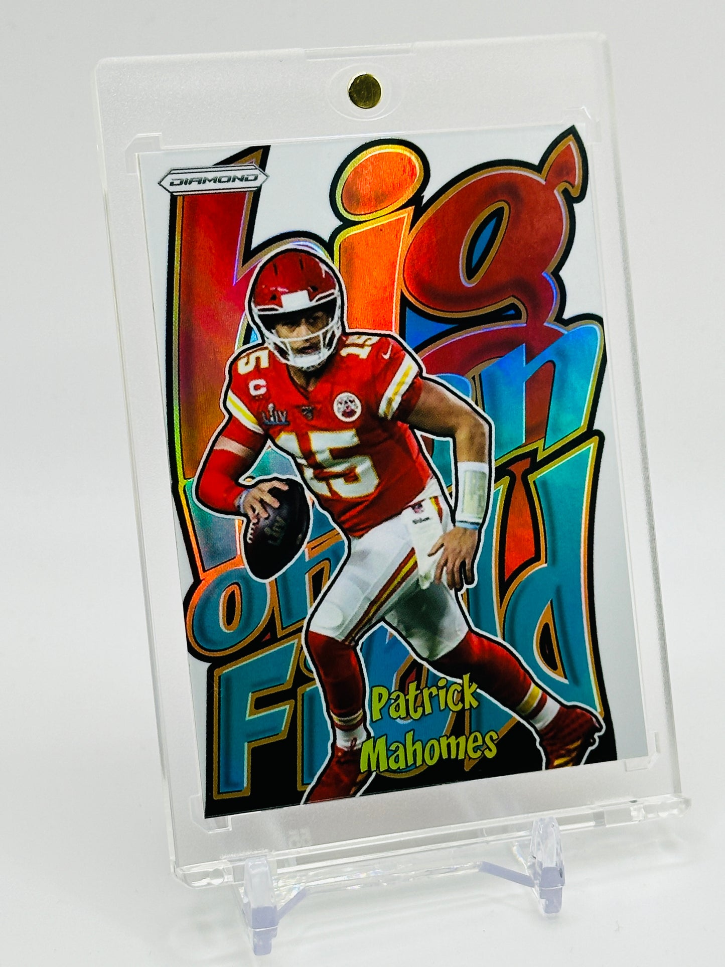 Big Man on Field Patrick Mahomes Custom Refractor