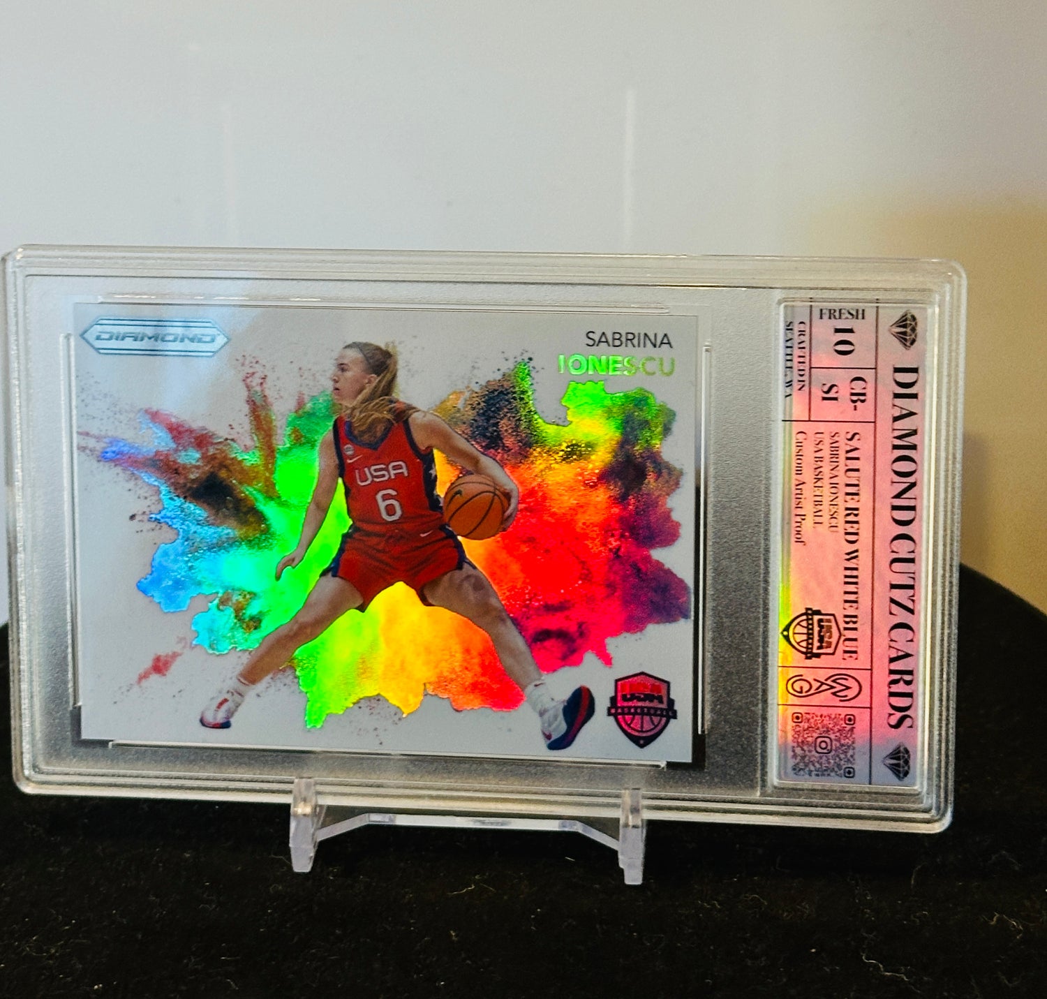 Sabrina Ionescu Custom USA Colorblast /20