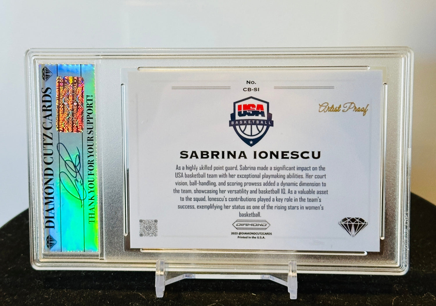 Sabrina Ionescu Custom USA Colorblast /20