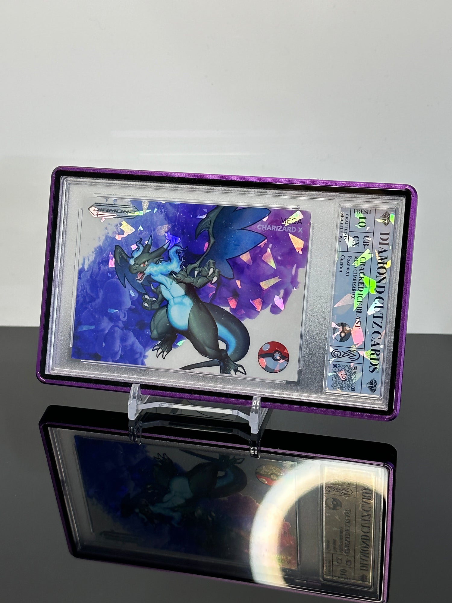 Mega Charizard X Custom Ice Color Explosion