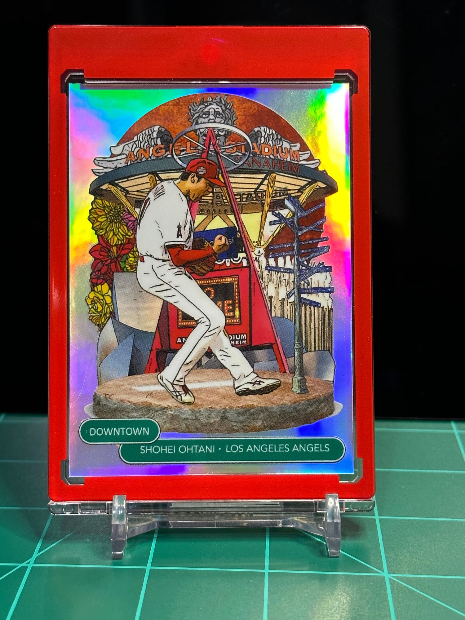 Shohei Ohtani Custom Downtown Silver Refractor