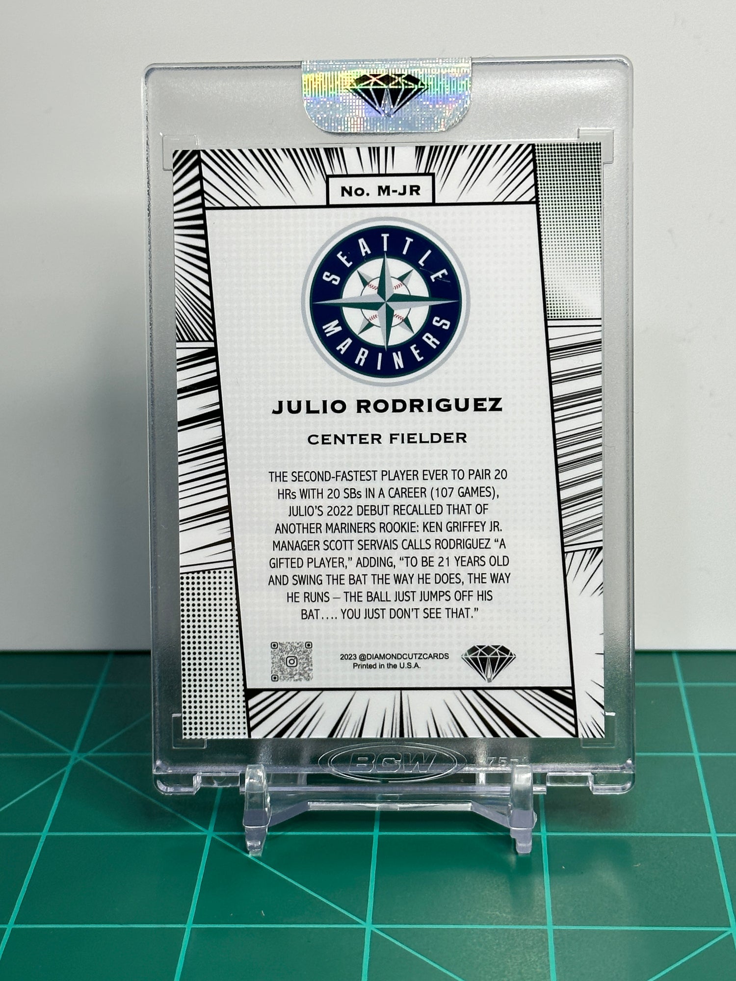Julio Rodriguez Custom Comic Alternate Jersey
