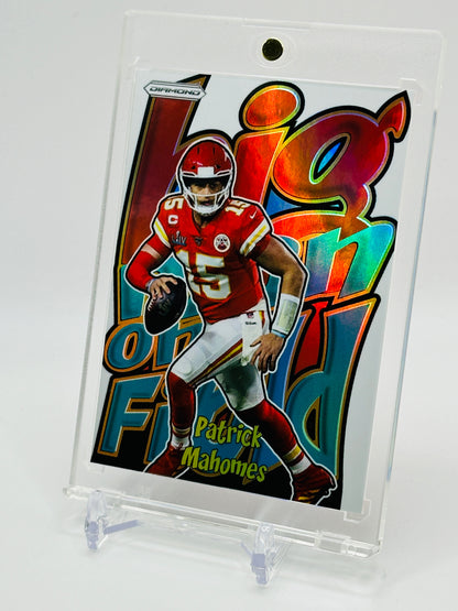 Big Man on Field Patrick Mahomes Custom Refractor