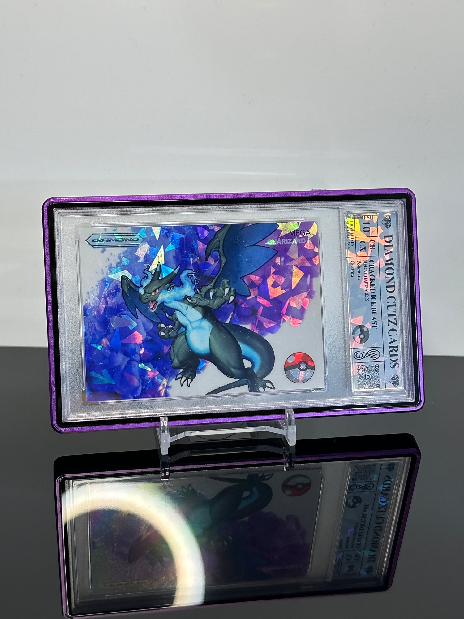 Mega Charizard X Custom Ice Color Explosion