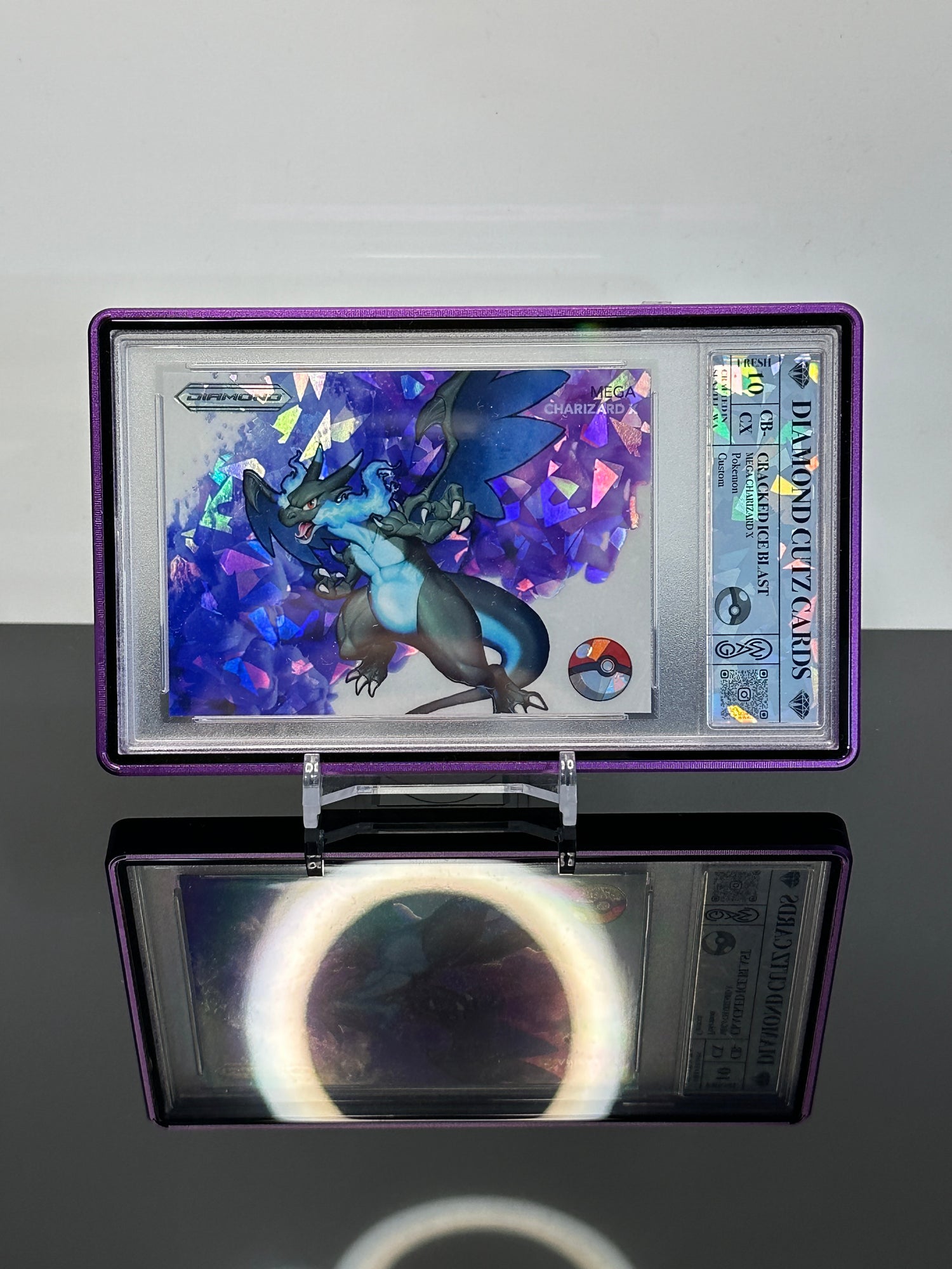 Mega Charizard X Custom Ice Color Explosion