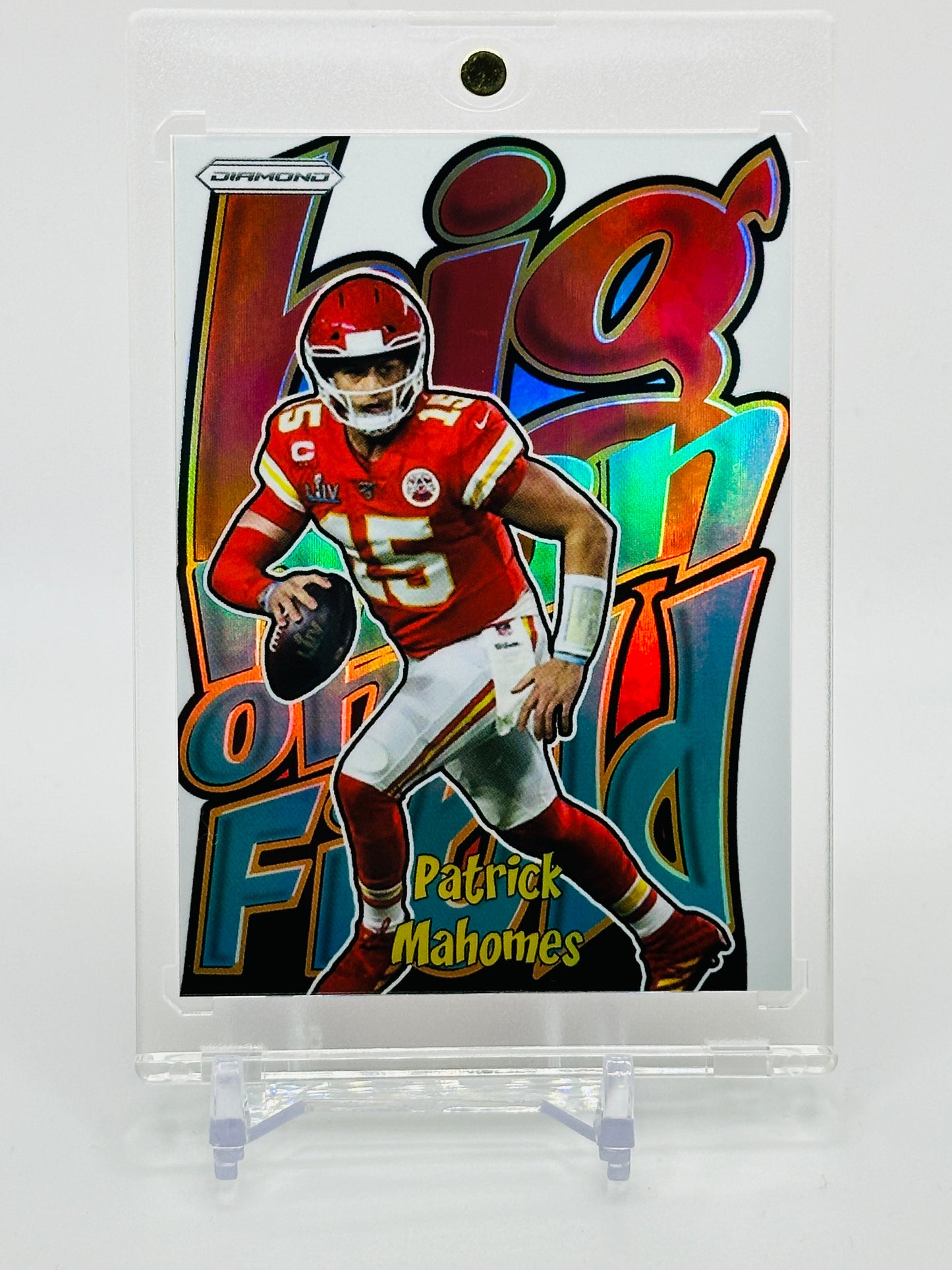 Big Man on Field Patrick Mahomes Custom Refractor