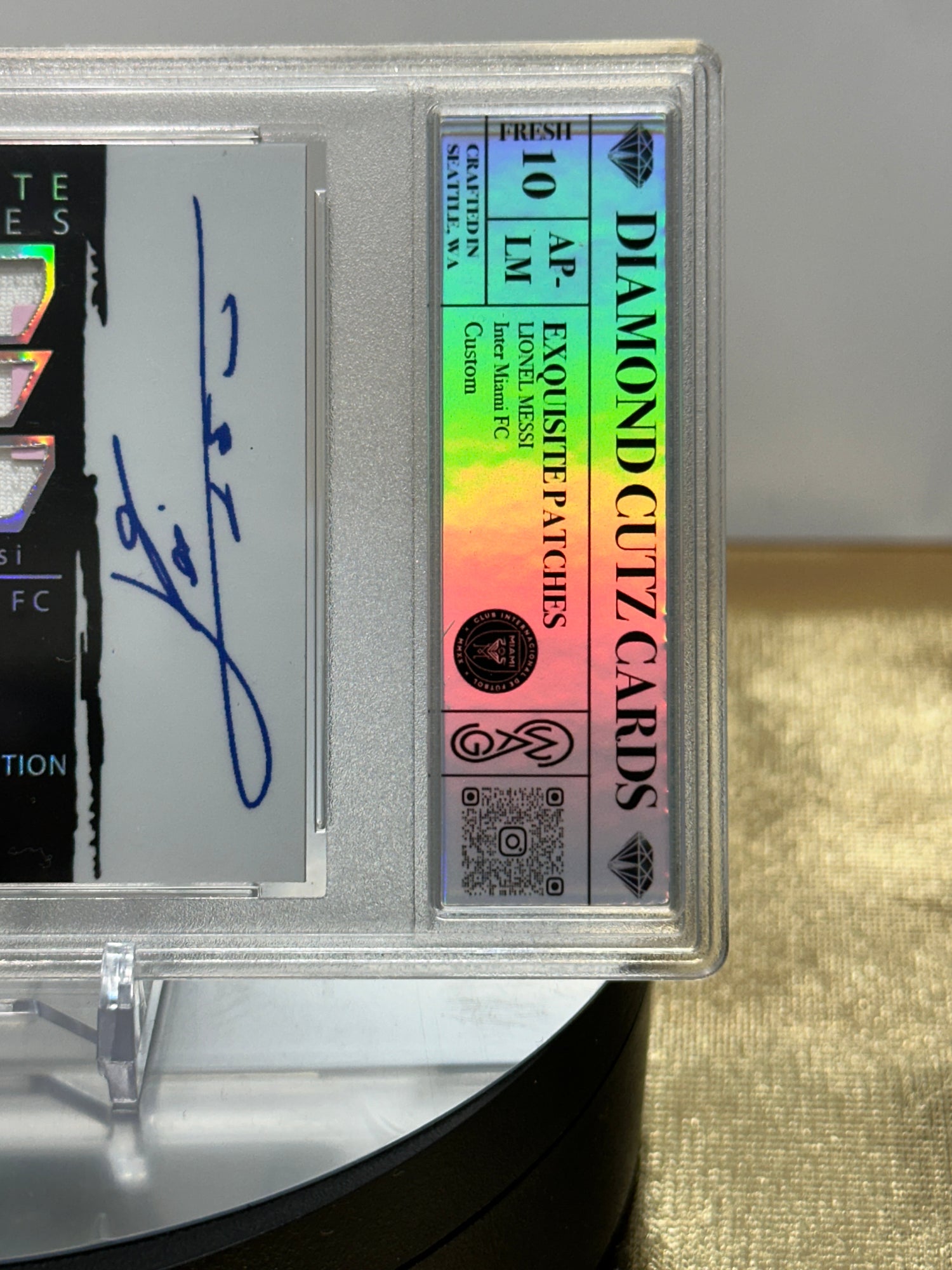 Lionel Messi Exquisite Patches Refractor /10