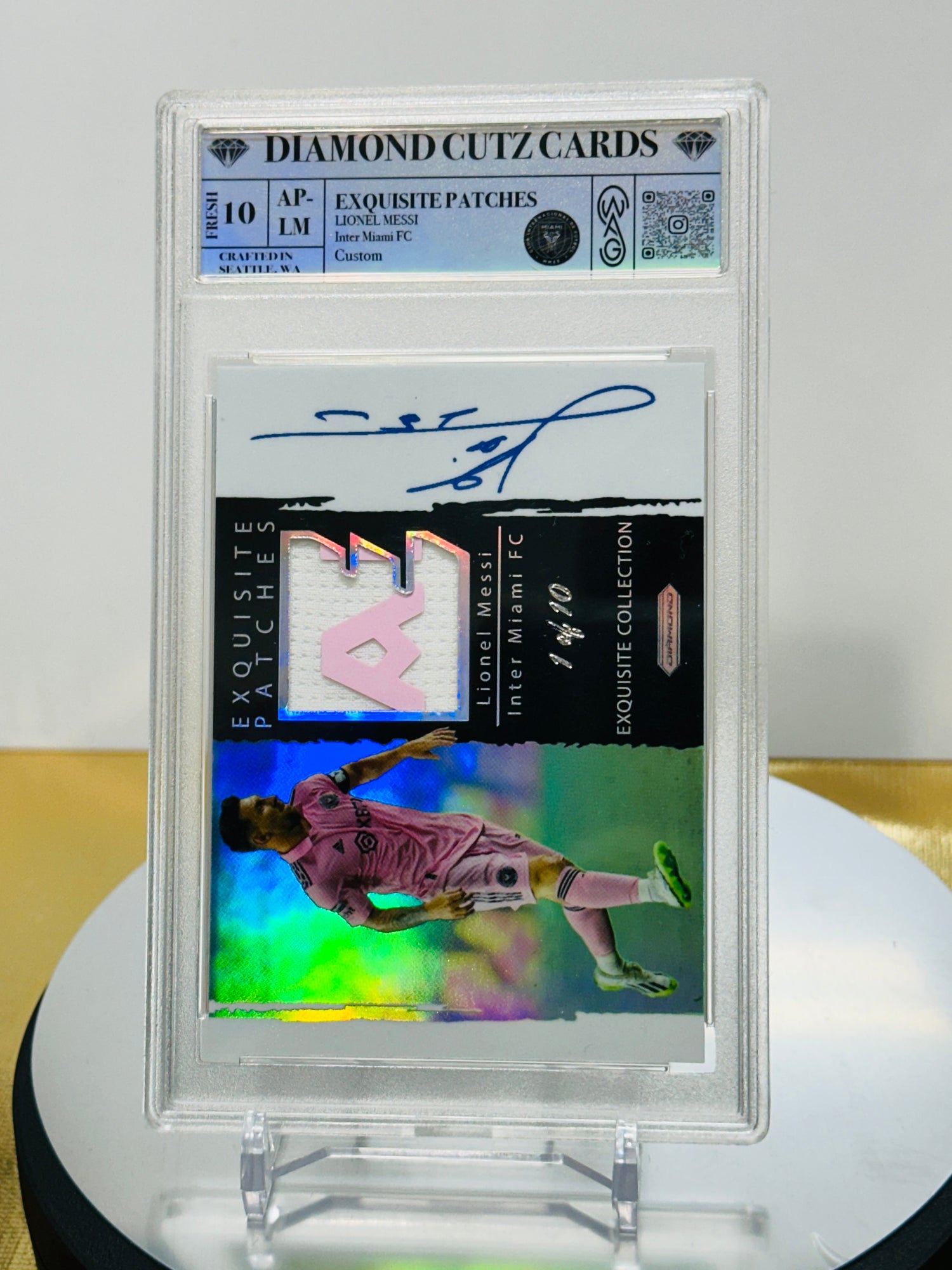 Lionel Messi Exquisite Patches Refractor /10
