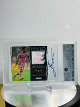 Lionel Messi Exquisite Patches Metallic Matte Refractor /10