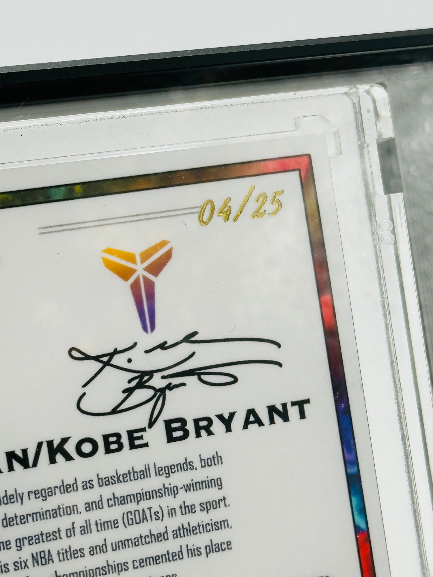 Custom Color Explosion Michael Jordan/Kobe Bryant