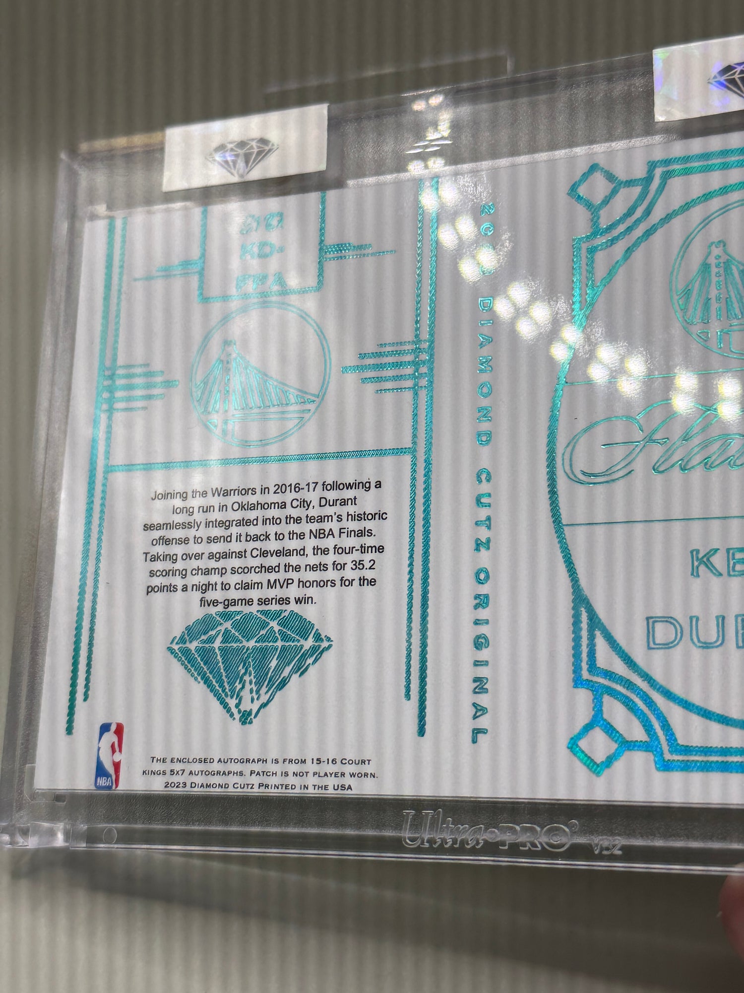 Kevin Durant Autograph Patch Booklet